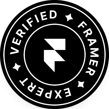Verified Framer Expert badge from Nocoloco’s original website
